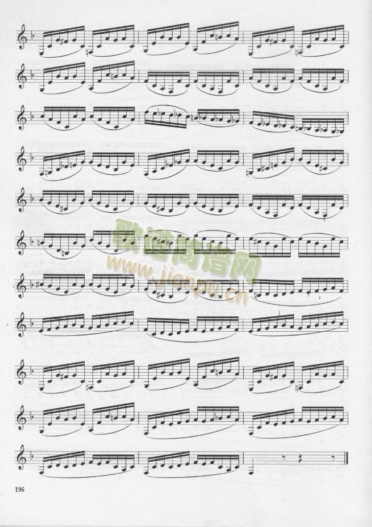 [俄]罗查诺夫单簧管练习曲十八