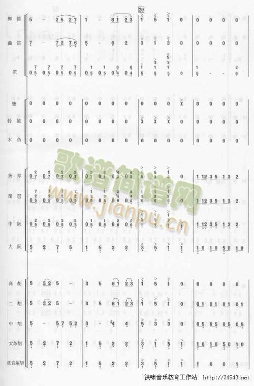 花好月圆总谱1（1-7）
