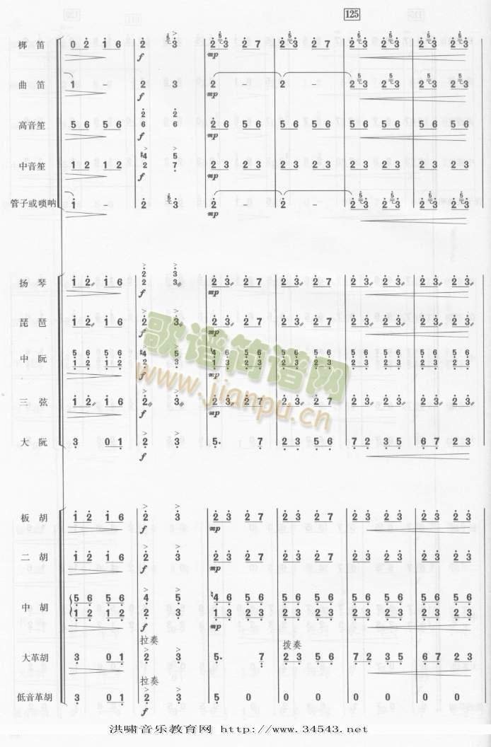 翻身的日子总谱3（17-24）