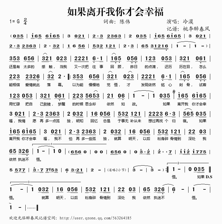 如果离开我你才会幸福
