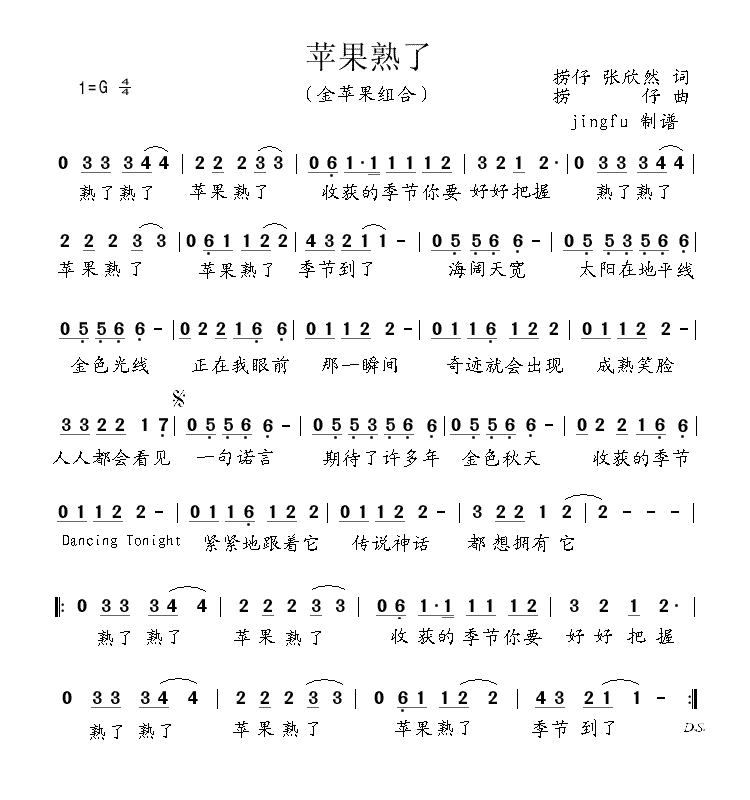 苹果熟了