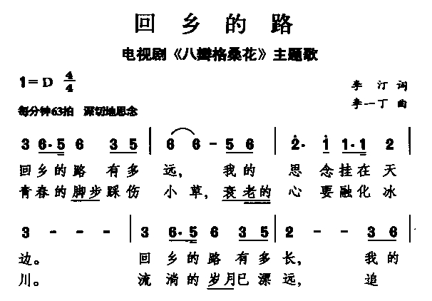 回乡的路