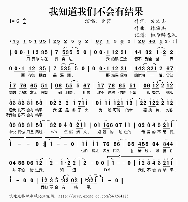 我知道我们不会有结果