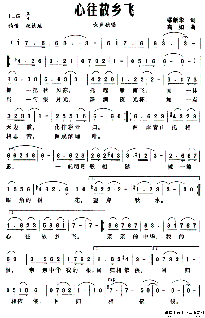 心往故乡飞