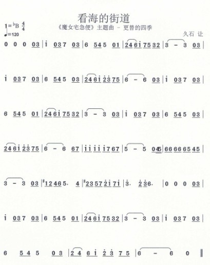 更替的四季（魔女宅急便）