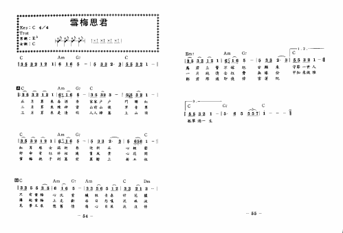 雪梅思君