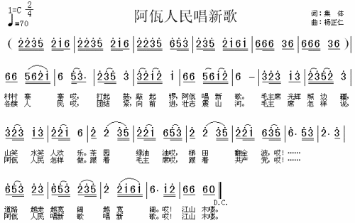 阿佤人民唱新歌