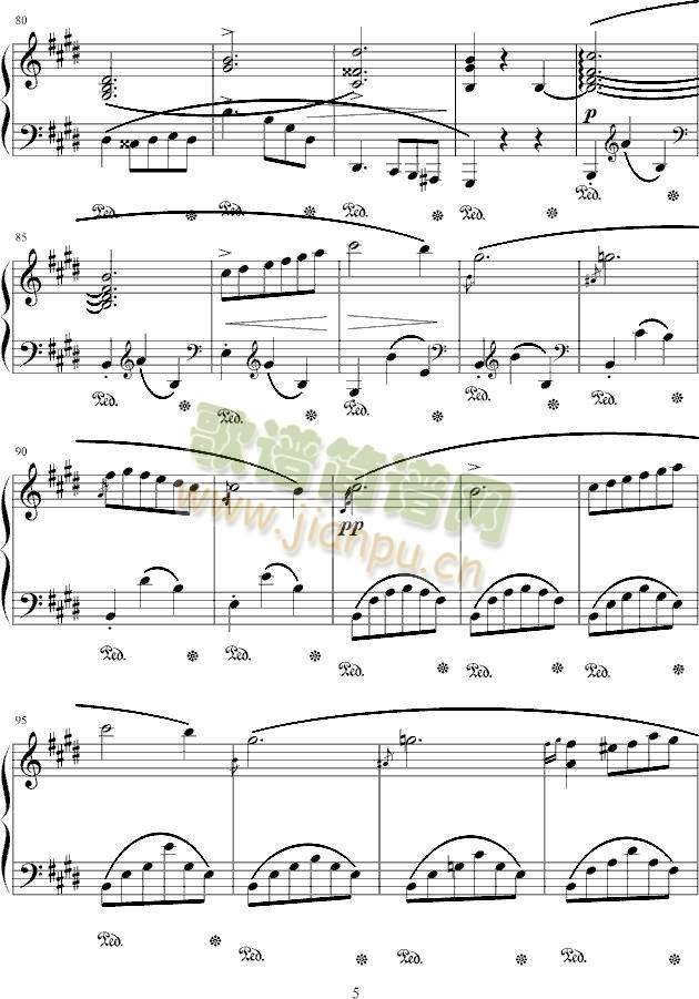 肖邦e小调圆舞曲