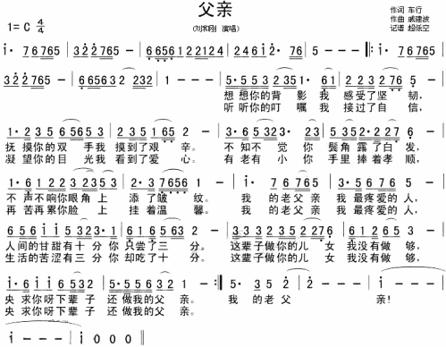 父亲（刘和刚）