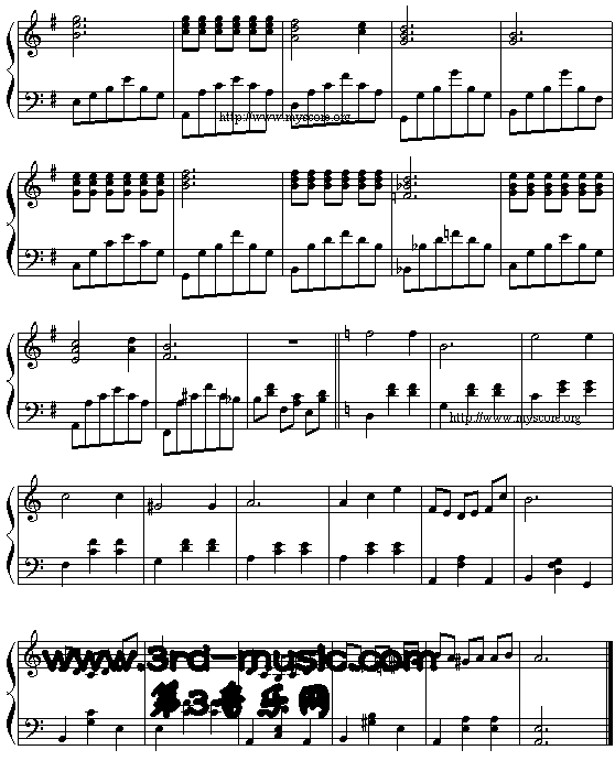 White lover(冬日恋歌插曲)[钢琴曲谱]