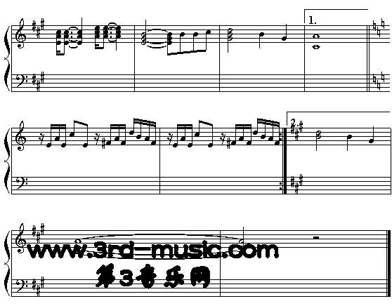 Love Is Bule 蓝色的爱[钢琴曲谱]