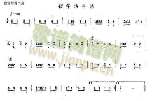 初学活手法