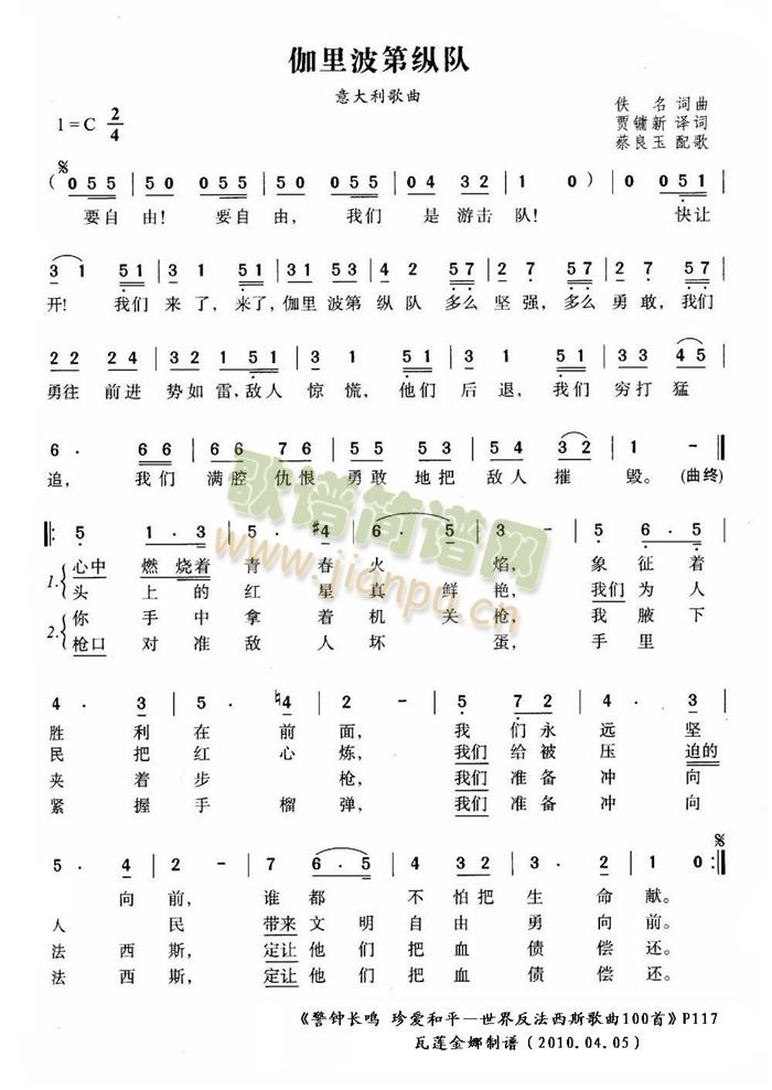 伽里波第纵队