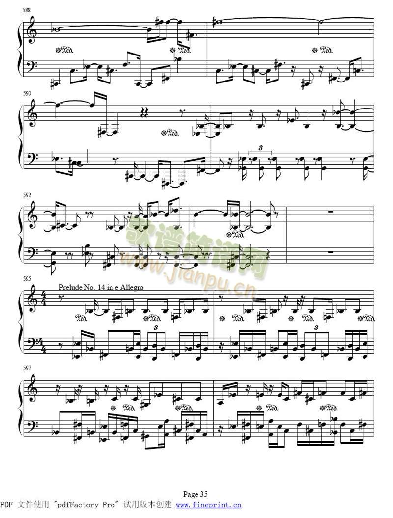 二十四首前奏曲全集33-40