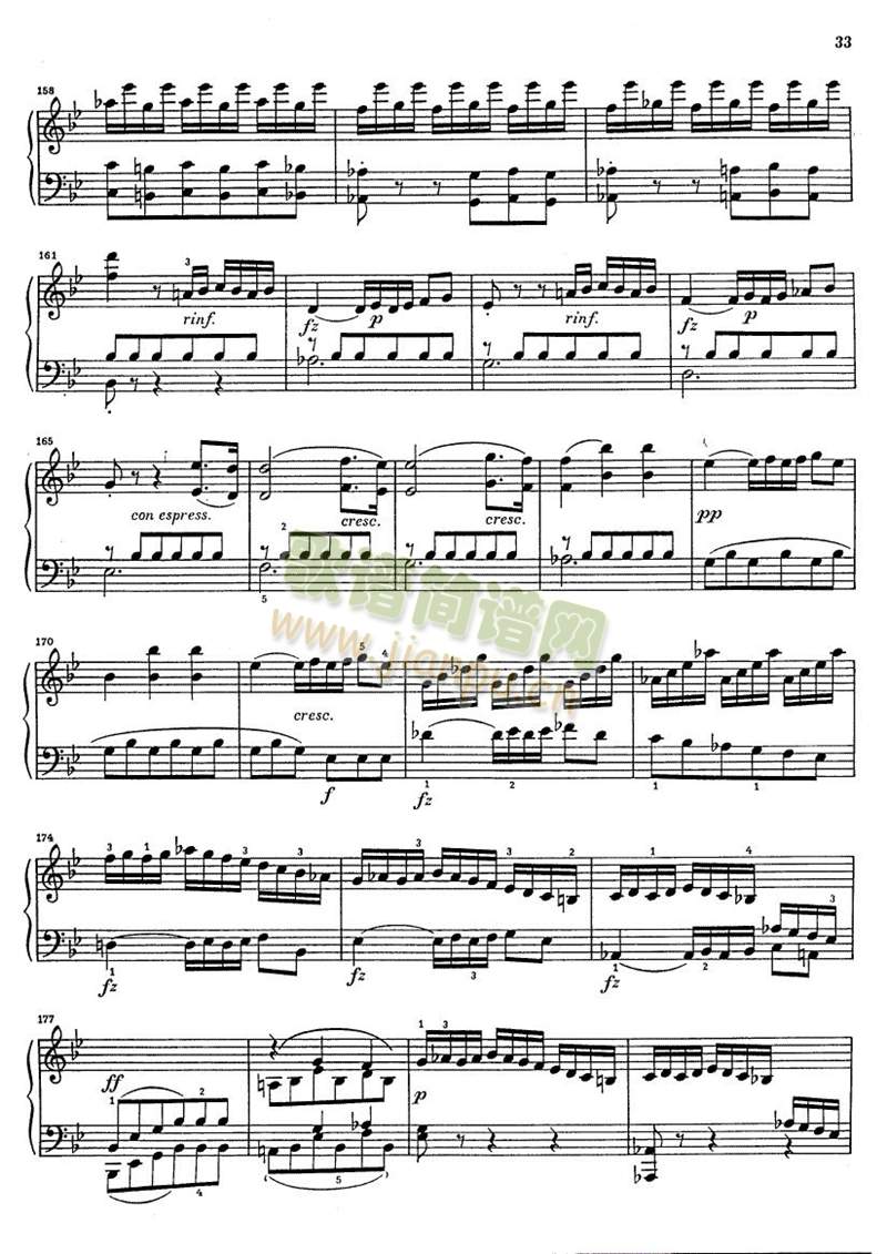 克莱门蒂g小调钢琴奏鸣曲 1-9