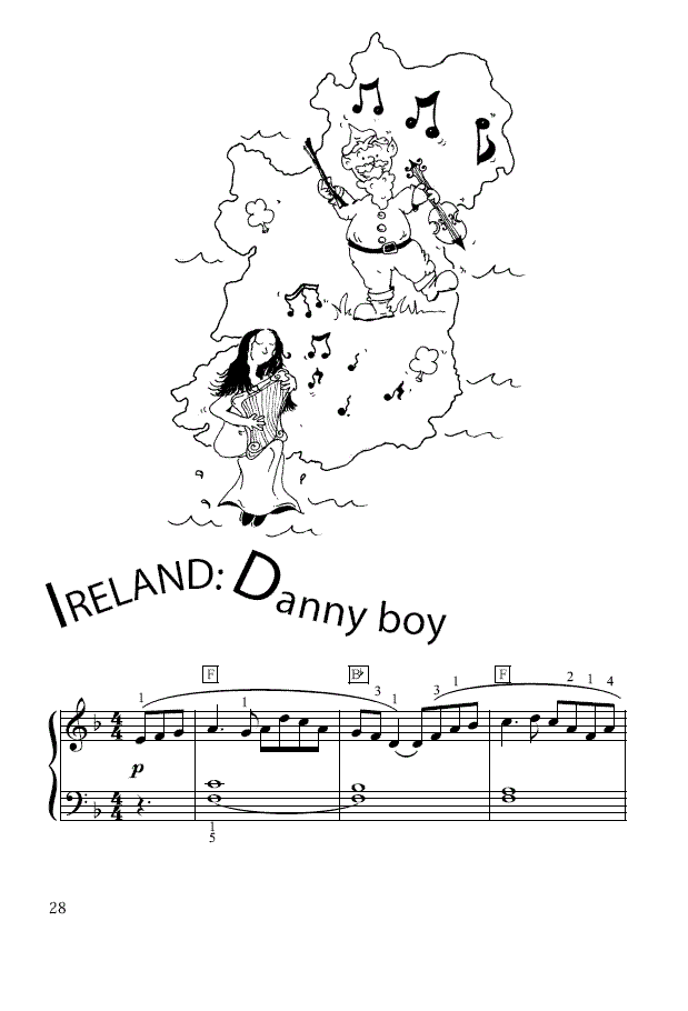 Danny boy(简易钢琴谱)