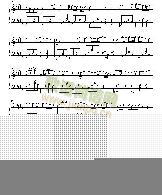 雪之花 曲谱 4
