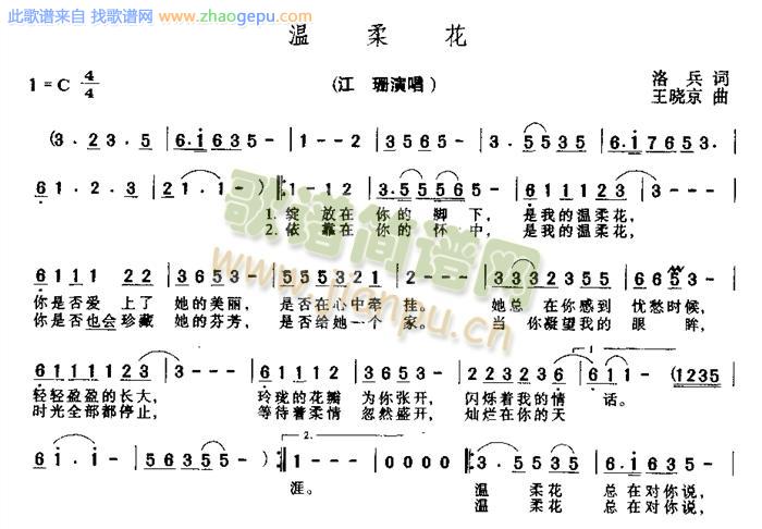 温柔花
