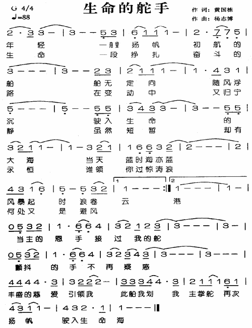 生命的舵手
