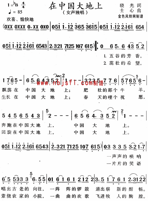 在中国大地上