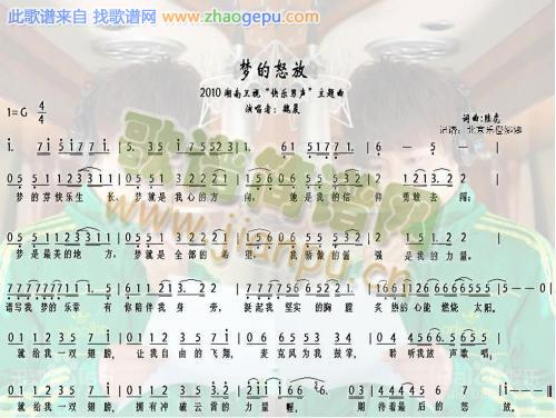 梦的怒放