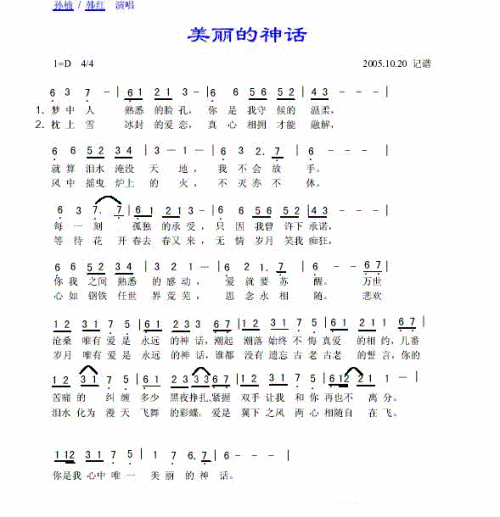 美丽的神话