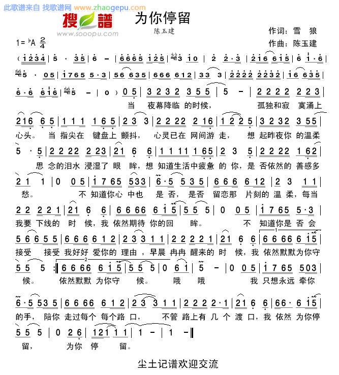 为你停留