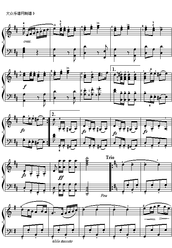 舒伯特：军队进行曲(上）