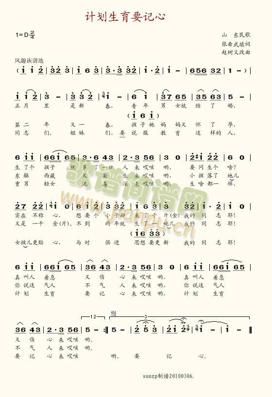 计划生育要记心