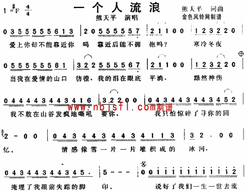 一个人流浪