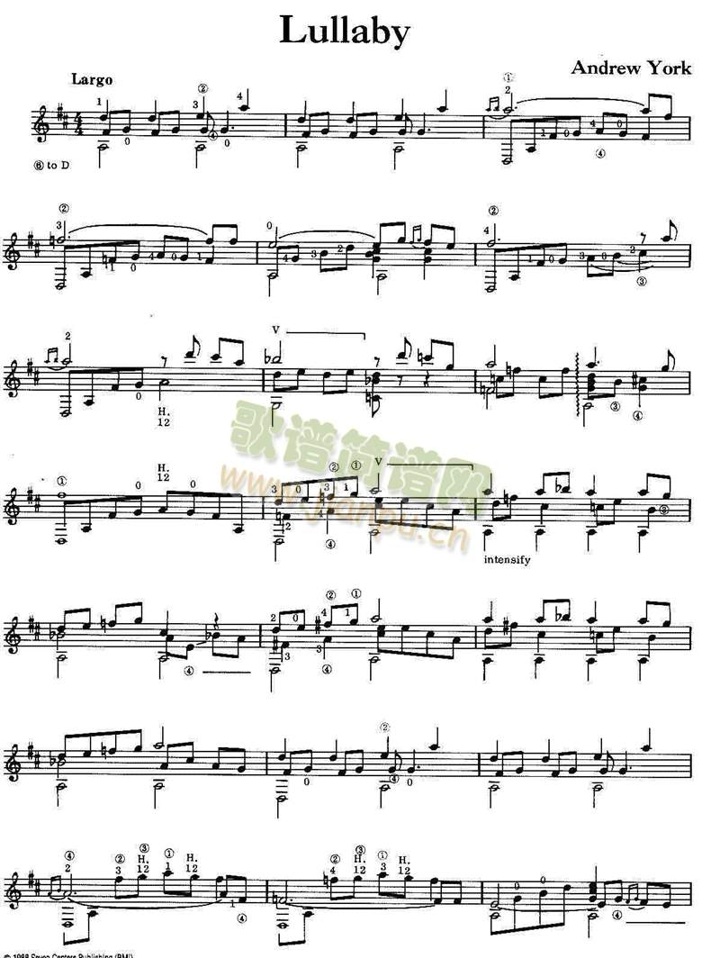 Lullaby 约克摇篮曲