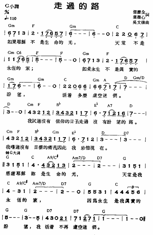 走过的路