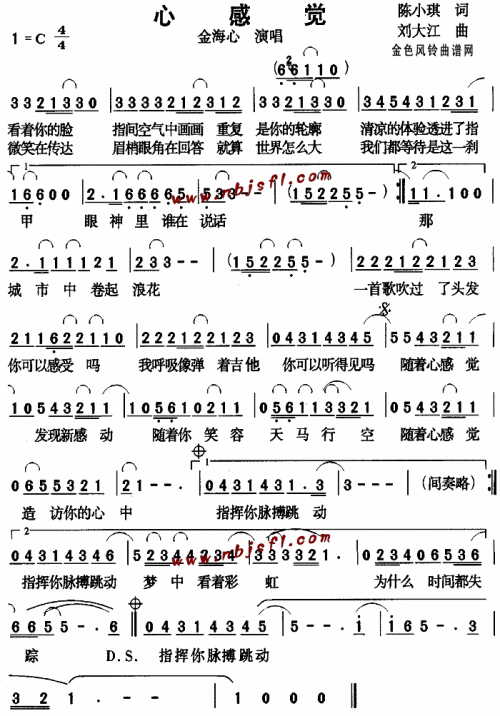 心感觉--金海心