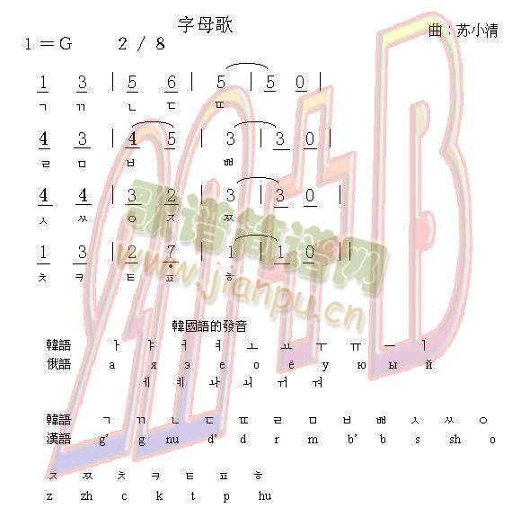 字母歌（韩）
