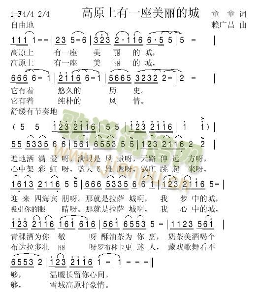 高原有座美丽的城