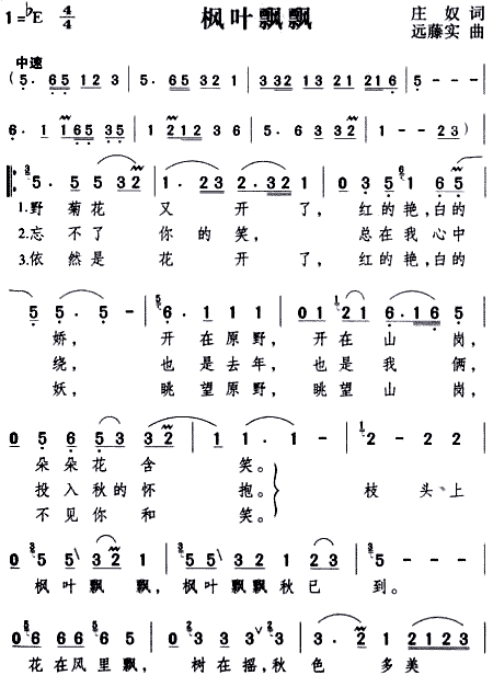枫叶飘飘
