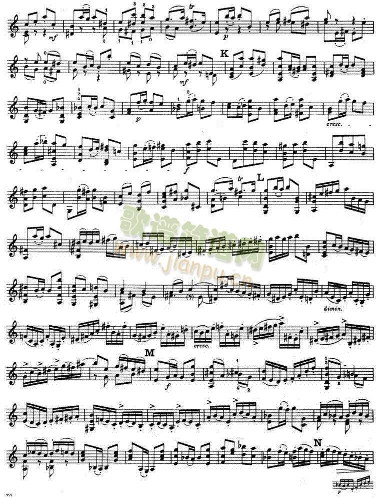 巴赫六首小提琴无伴奏奏鸣曲及组曲☆续2（1-6）