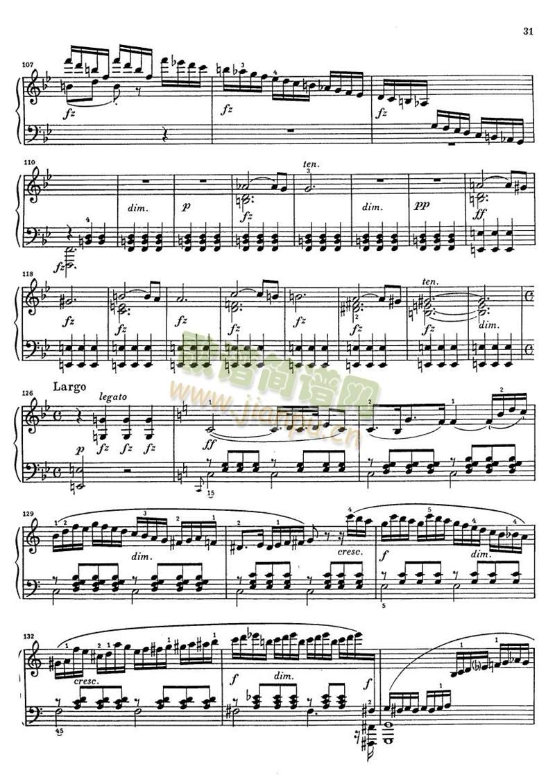 克莱门蒂g小调钢琴奏鸣曲 1-9