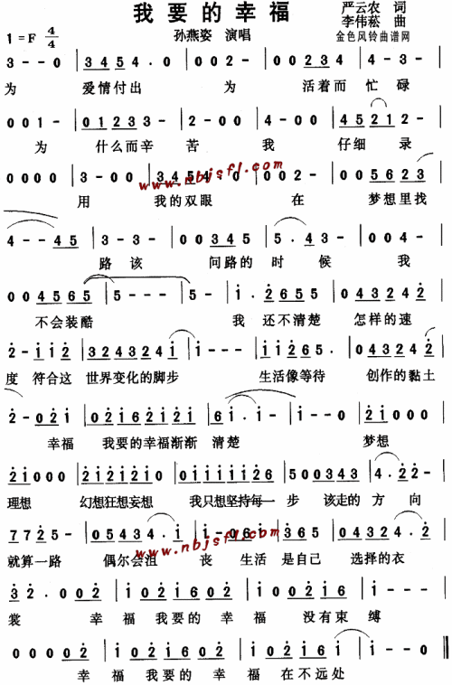 我要的幸福--孙燕姿