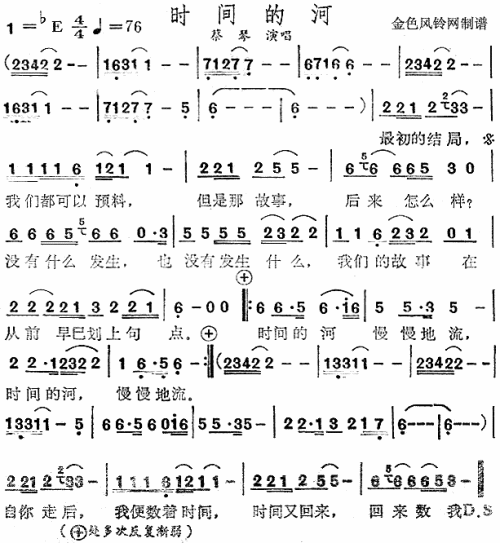 时间的河