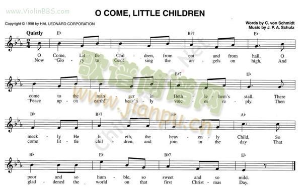 136.O COME, LITTLE CHILDREN