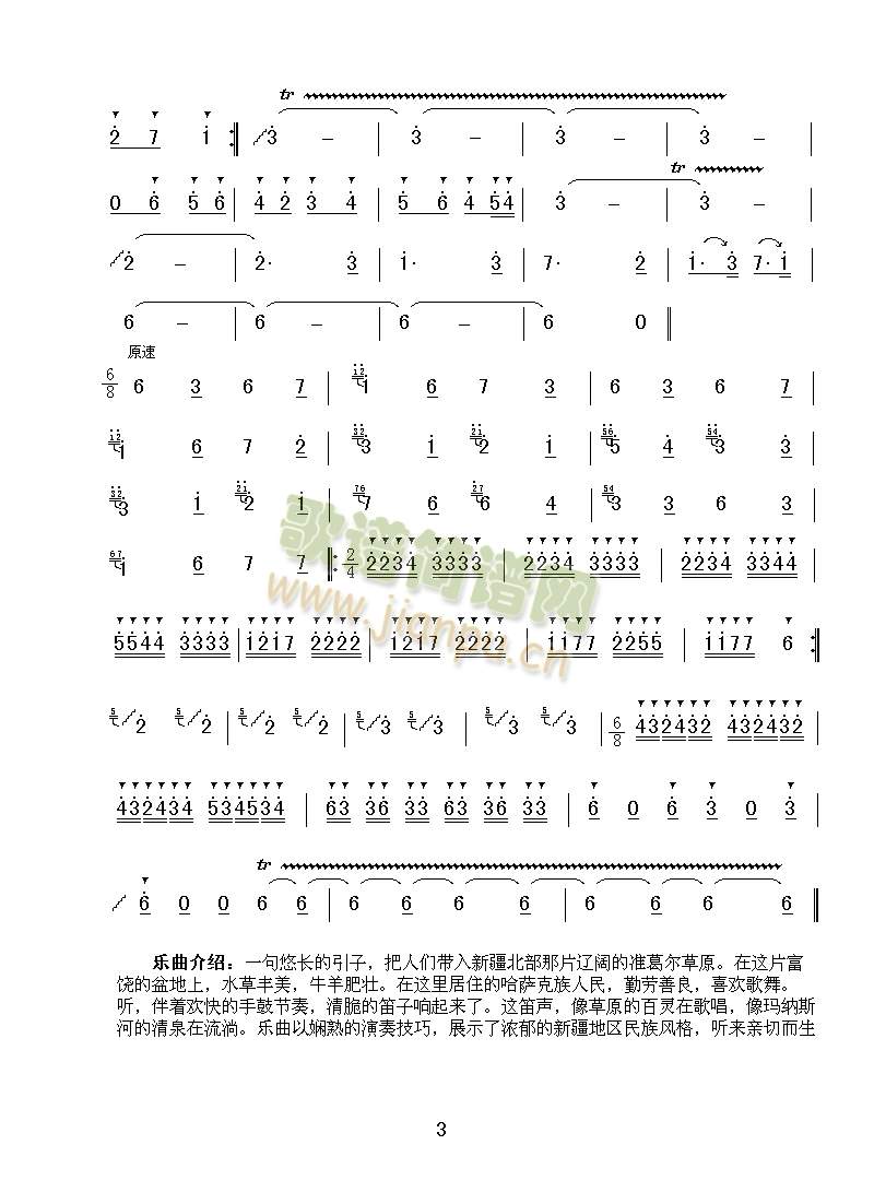 欢乐的准葛尔