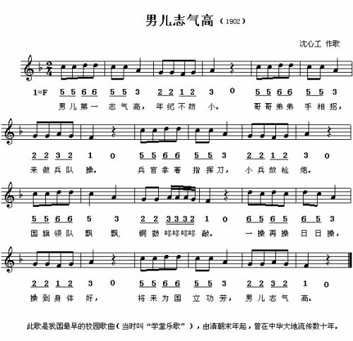 男儿第一志气高