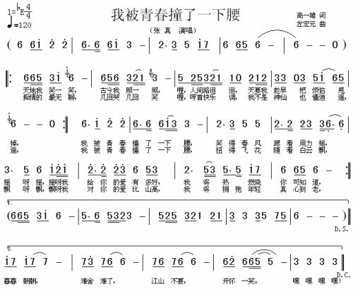 我被青春撞了一下腰