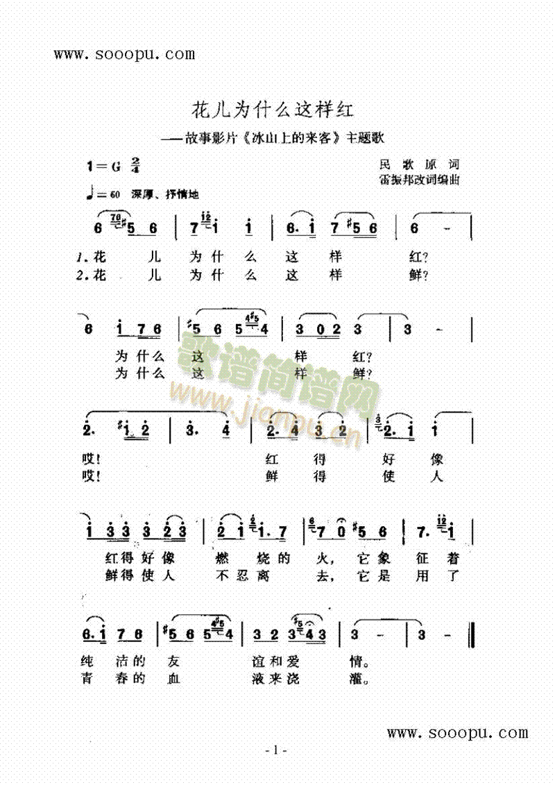 花儿为什么这样红 