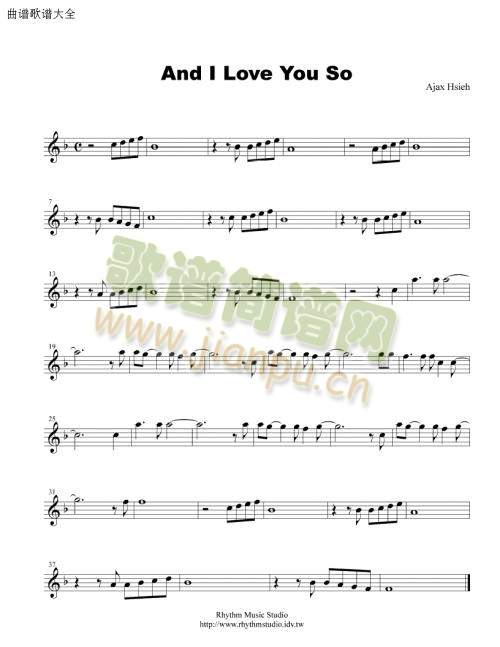 and l love you so