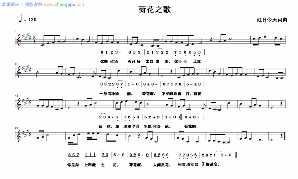 荷花之歌