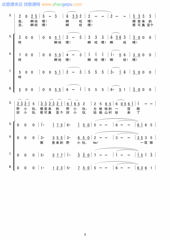 拉骆驼的黑小伙(回族)