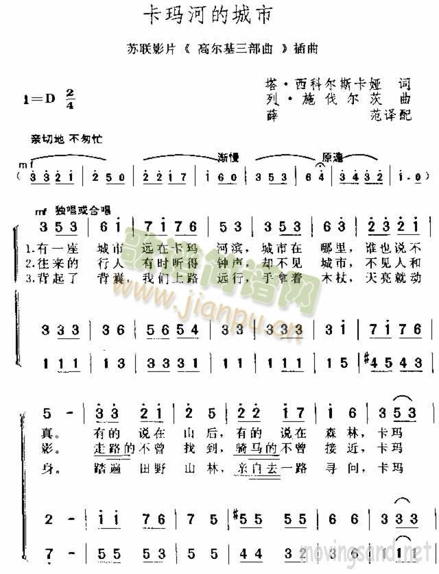 卡玛河的城市