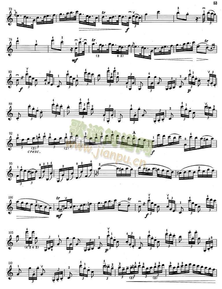 维奥蒂协奏曲第二十二协奏曲(a小调)第三乐章1-5
